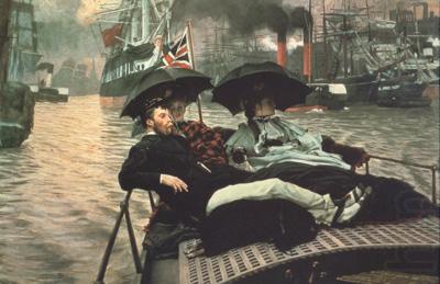 James Tissot The Thames (nn01) china oil painting image
